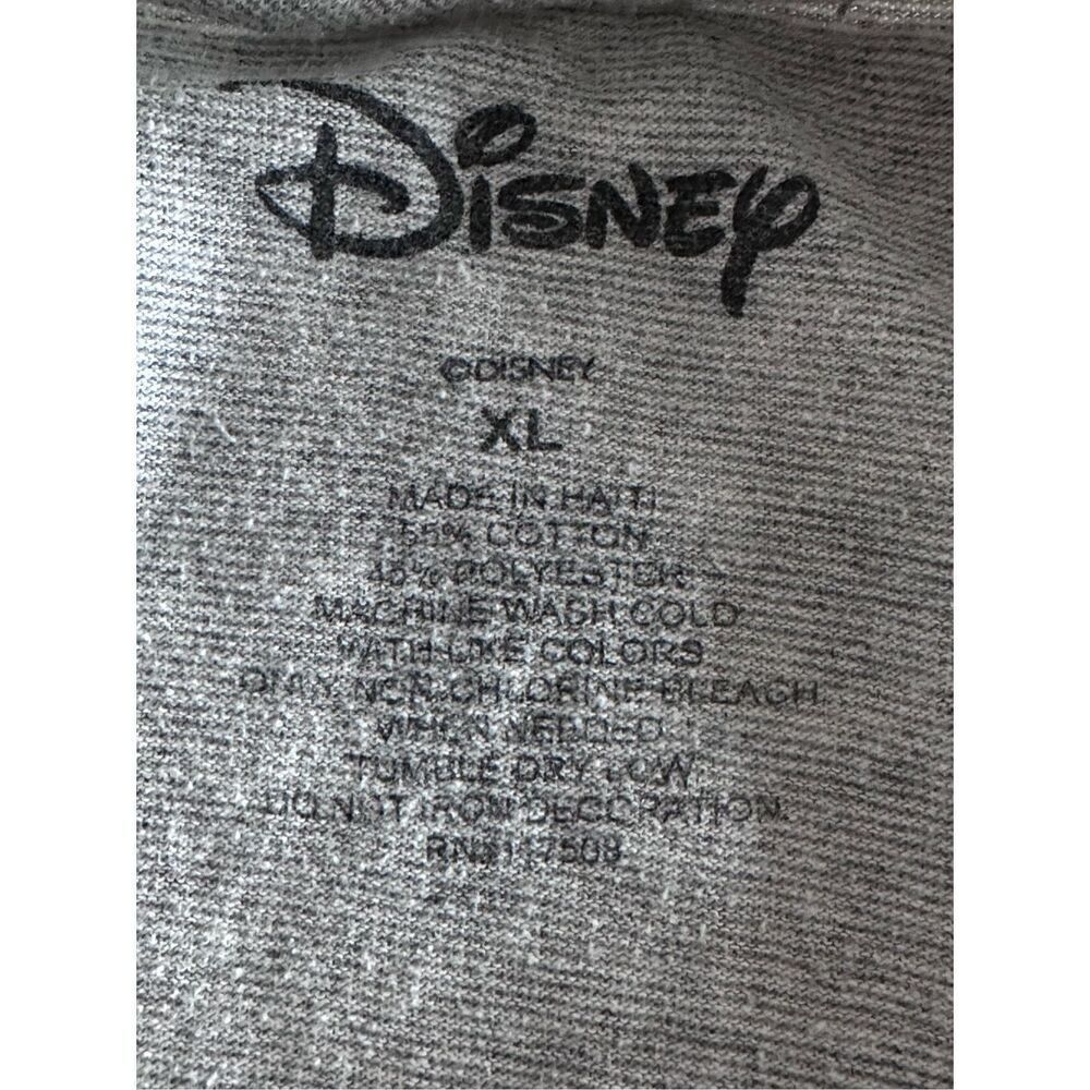 Disney SS T-Shirt Men’s XL Grey‎ Mickey Mouse All Over Print Graphic Logo - Picture 4 of 7